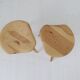 Pair of sculptural mid-century stools in pine by Norsk Husflid 1960s Norway