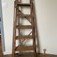 Antique 5-step stepladder