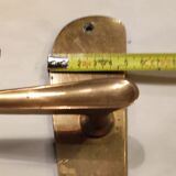 Brass door handle