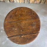 High wooden stool