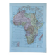 Old geographical map of Africa