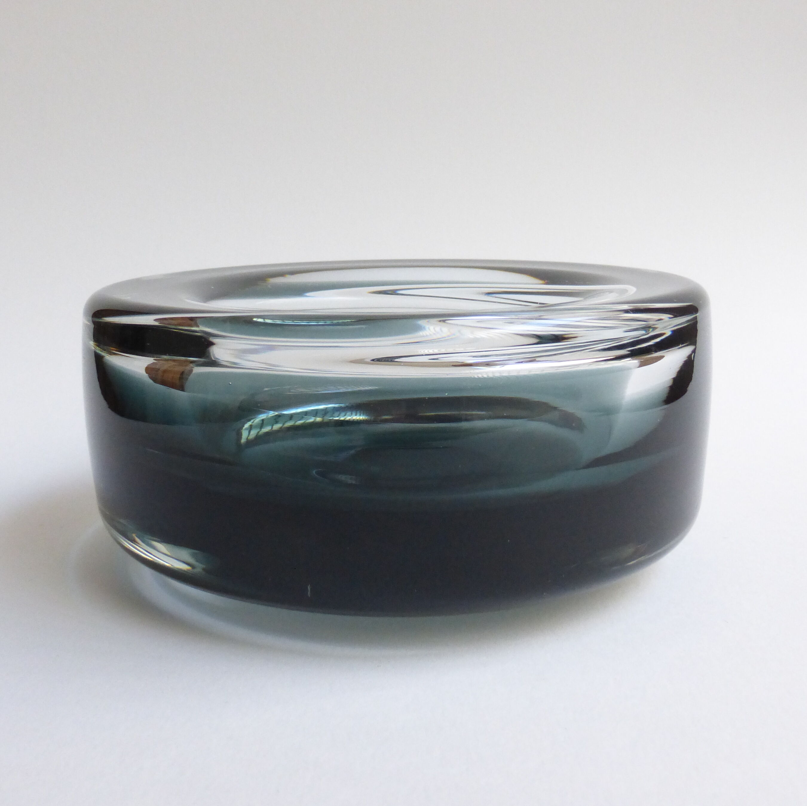 Scandinavian double-layered glass ashtray Per Lütken, 1960's