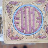 Set of 2 Chinese ceramic elephants