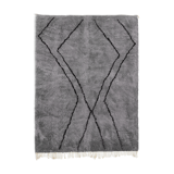Modern Moroccan carpet grey contemporary art 280x370cm