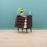 Walnut chest of drawers, Danish design, 1970s, made in Denmark