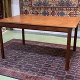 70s English teak table with a butterfly extension