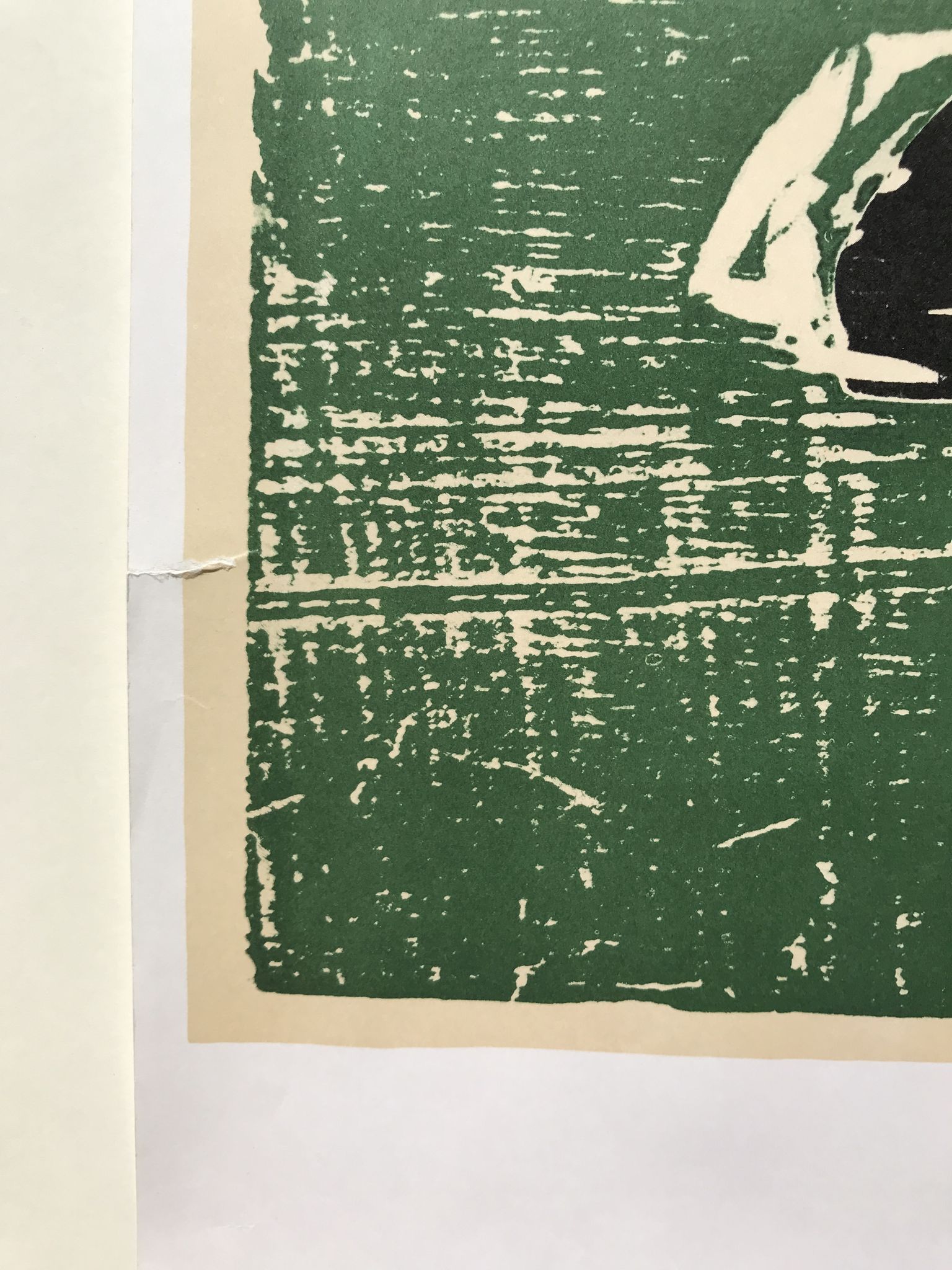 Exhibition poster Edvard Munch, Los Angeles County Museum of Art, 1969
