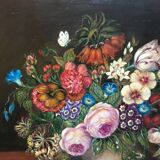 Painting "Flower Bouquet of the Garden" by H. Rivière