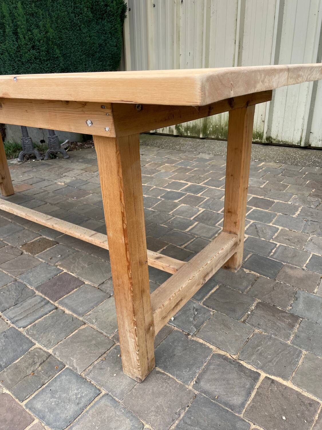 Table de ferme ancienne sapin 10 personnes