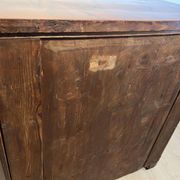Large Biedermeier Half-Cabinet in Ebonized Walnut, South Germany, 1820