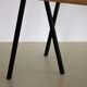 Vintage industrial oak dining table