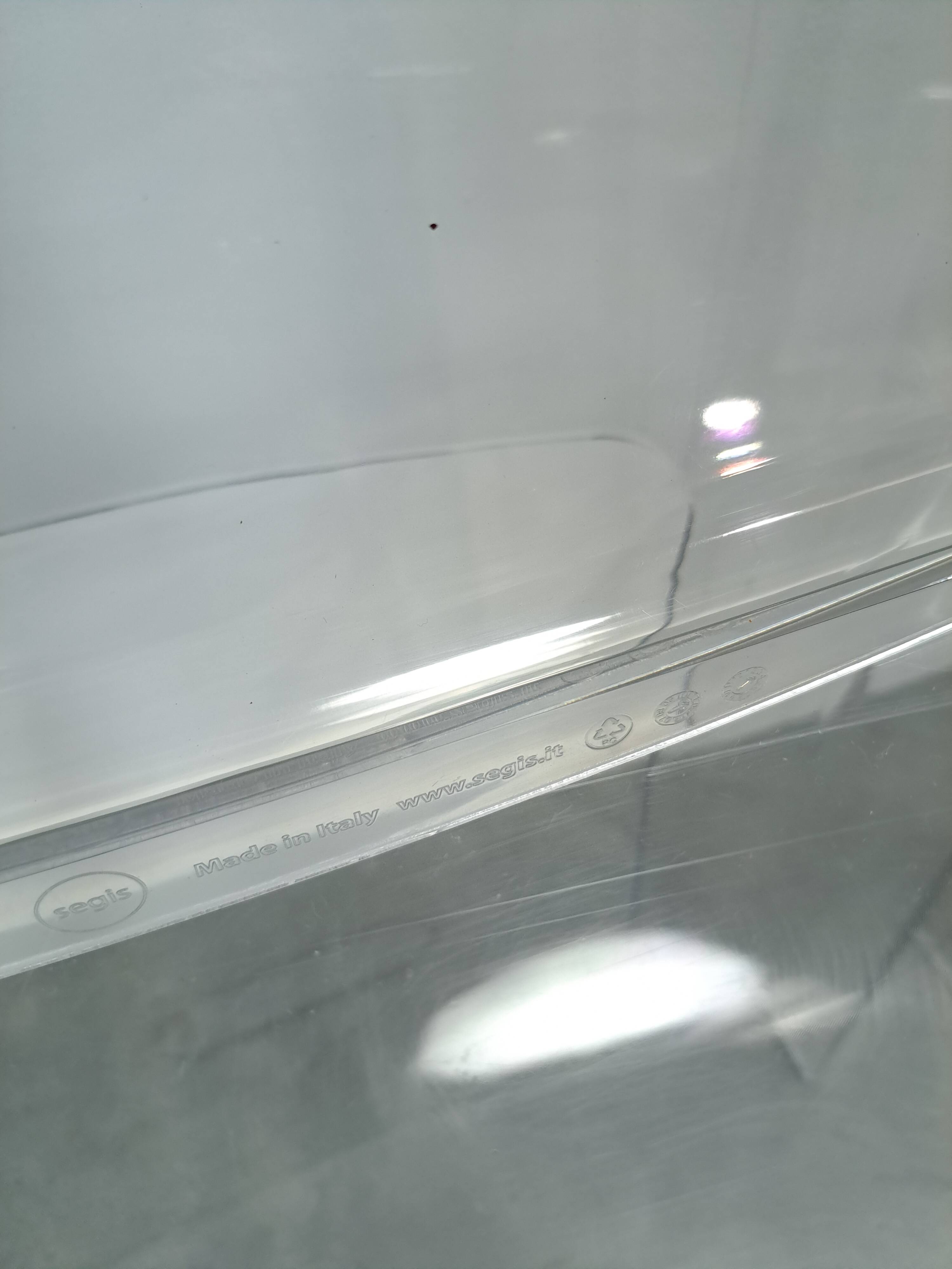 Design plexiglas stapelbare stoelen Trono by Sottsass Associati 2005 Segis