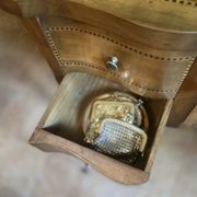 Old dressing table from the 1900s in cherry wood