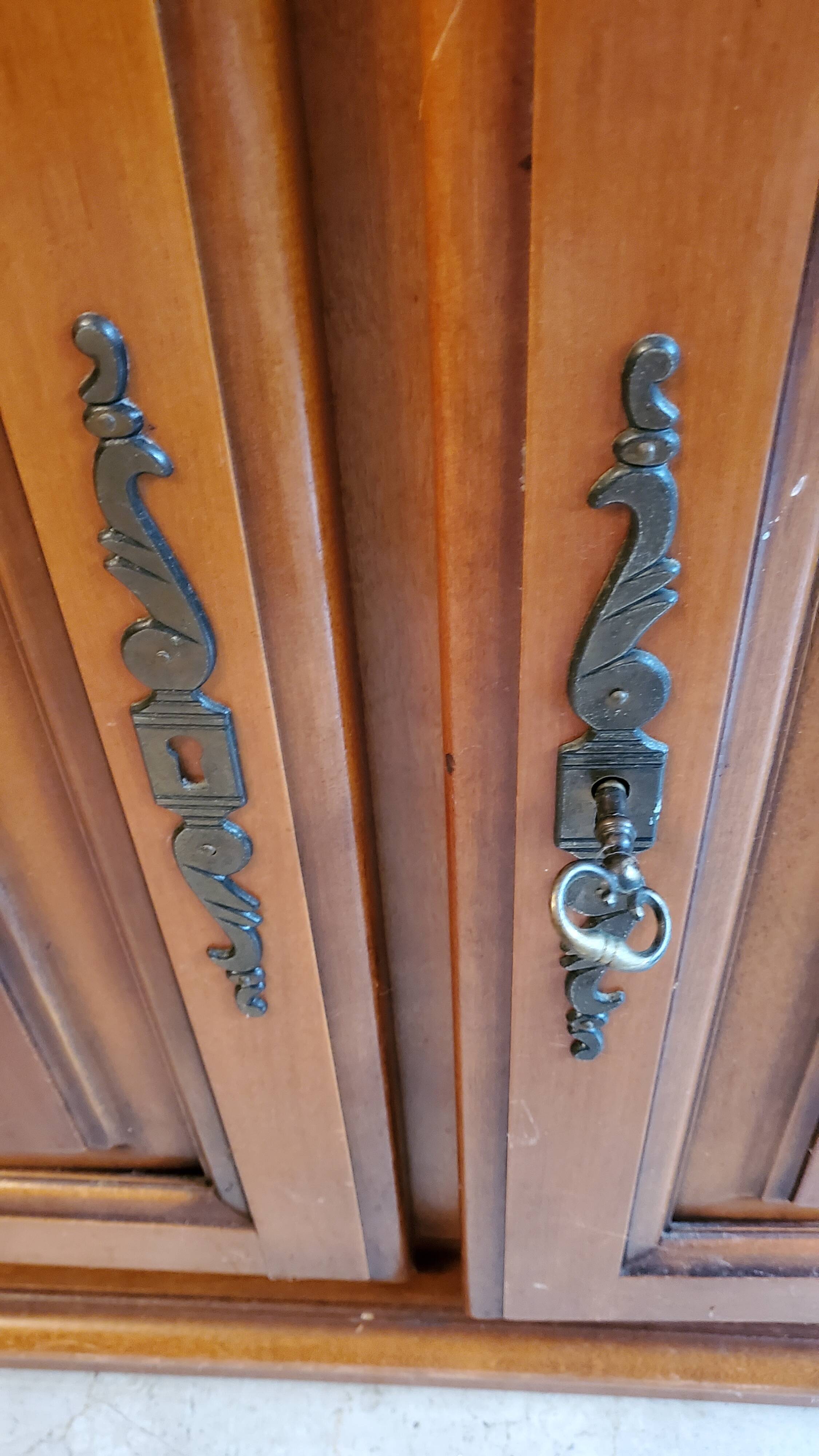 Glazed cherry bookcase