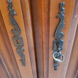 Glazed cherry bookcase