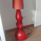 Lamp / luminaire retro 1970s style red