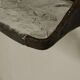 Lothar Klute sculptural bronze wall mirror with glass shelf 1990s