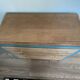 Renovated oak compass foot chest of drawers
