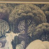 Art Deco lithograph 1926 Rense Hamstra 80x60cm