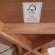 Beige boucle chair and oak wood NV GALLERY