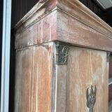 Armoire Cabinet directoire en chêne brut