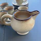 Tasses à café en grès de Niderviller