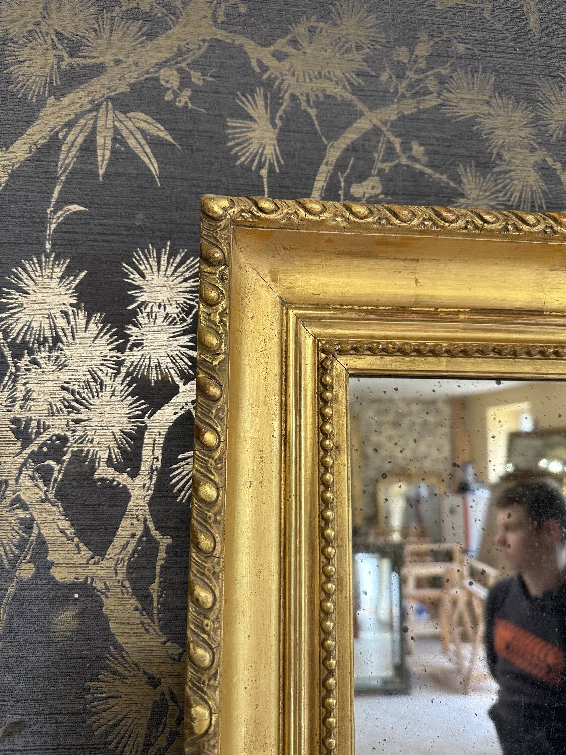 Miroir époque XIX 40 x 48