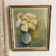 Nature morte bouquet de fleurs chrysanthèmes, huile sur toile