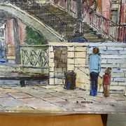Peinture pont levant de la rue de Crimée à Paris, Roland Hamon