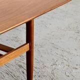 Table basse vintage danoise en teck