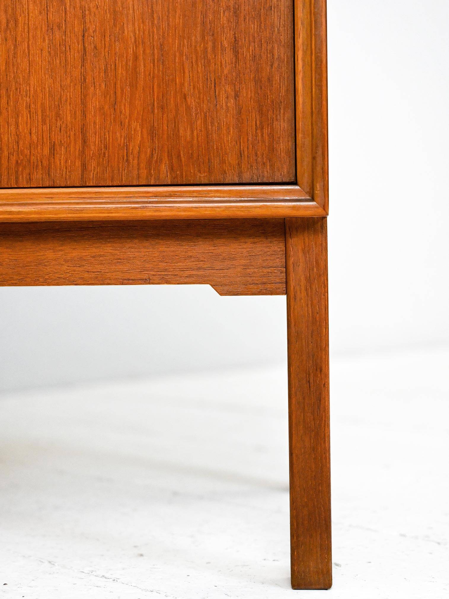 Vintage Swedish bookcase with storage compartment