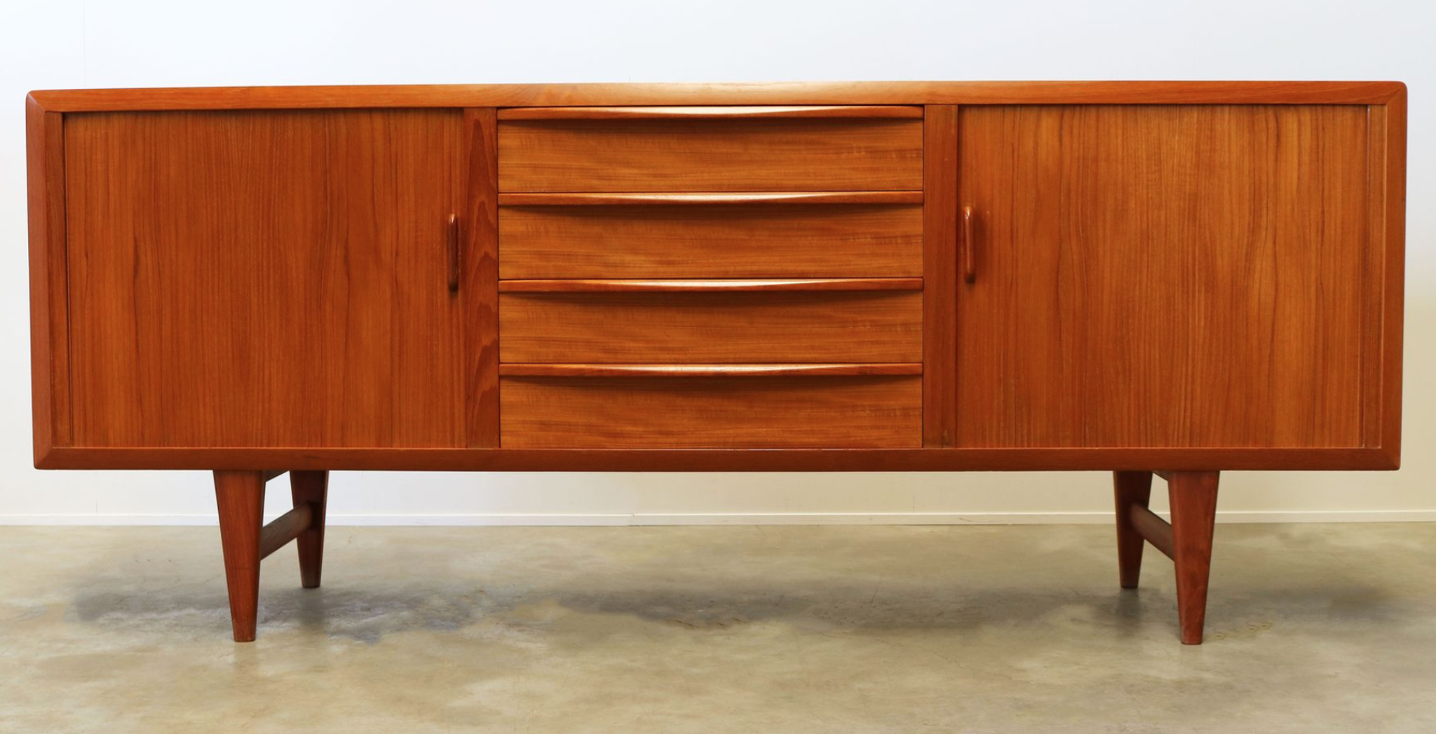 Teak enfilade by Ib Kofod Larsen for Faarup Denmark 1950s