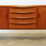 Teak enfilade by Ib Kofod Larsen for Faarup Denmark 1950s