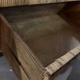 Mid-Century Modern Dresser, Rattan