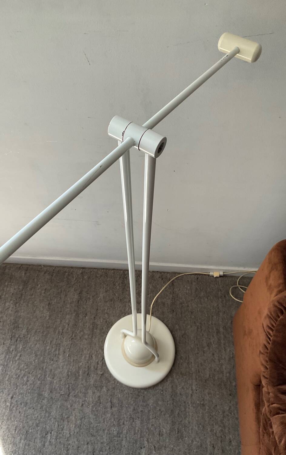 Vintage reading floor lamp from the 70s and 80s