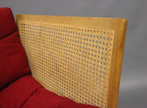 Pair of oak armchairs designed by  Illum Wikkelso and manufactured at Silkeborg Furniture Factory 1960