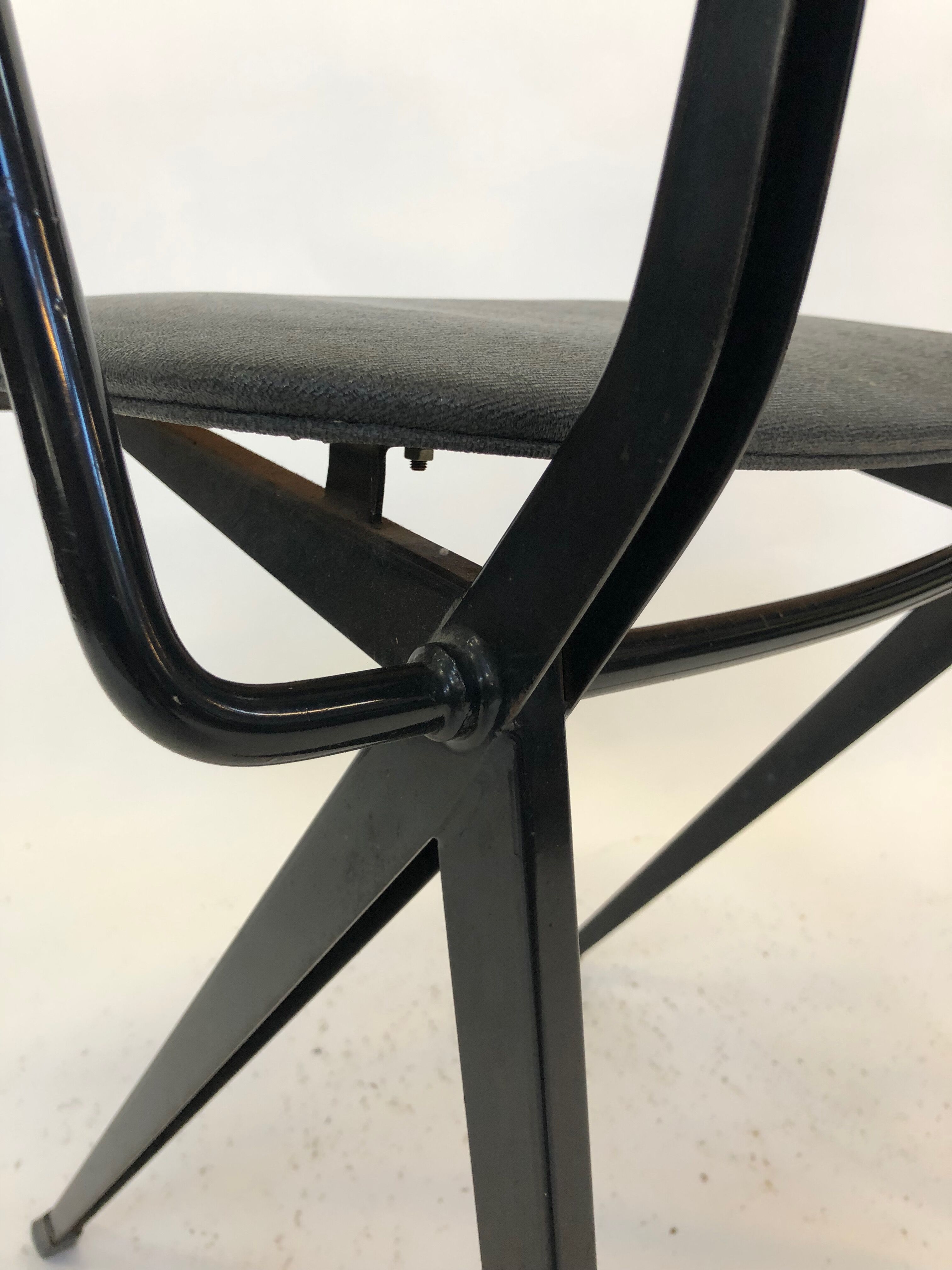 Armrest upholstery in skai industrial chair Marko Holland