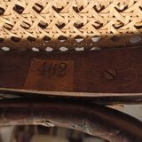 Set of 4 chairs bistrot 1900 by J and J Kohn model 462