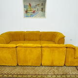 Corduroy modular sofa 1970s