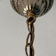 Lantern suspension in glass and brass
