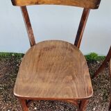 Series of 6 vintage restaurant bistro chairs - 1950s