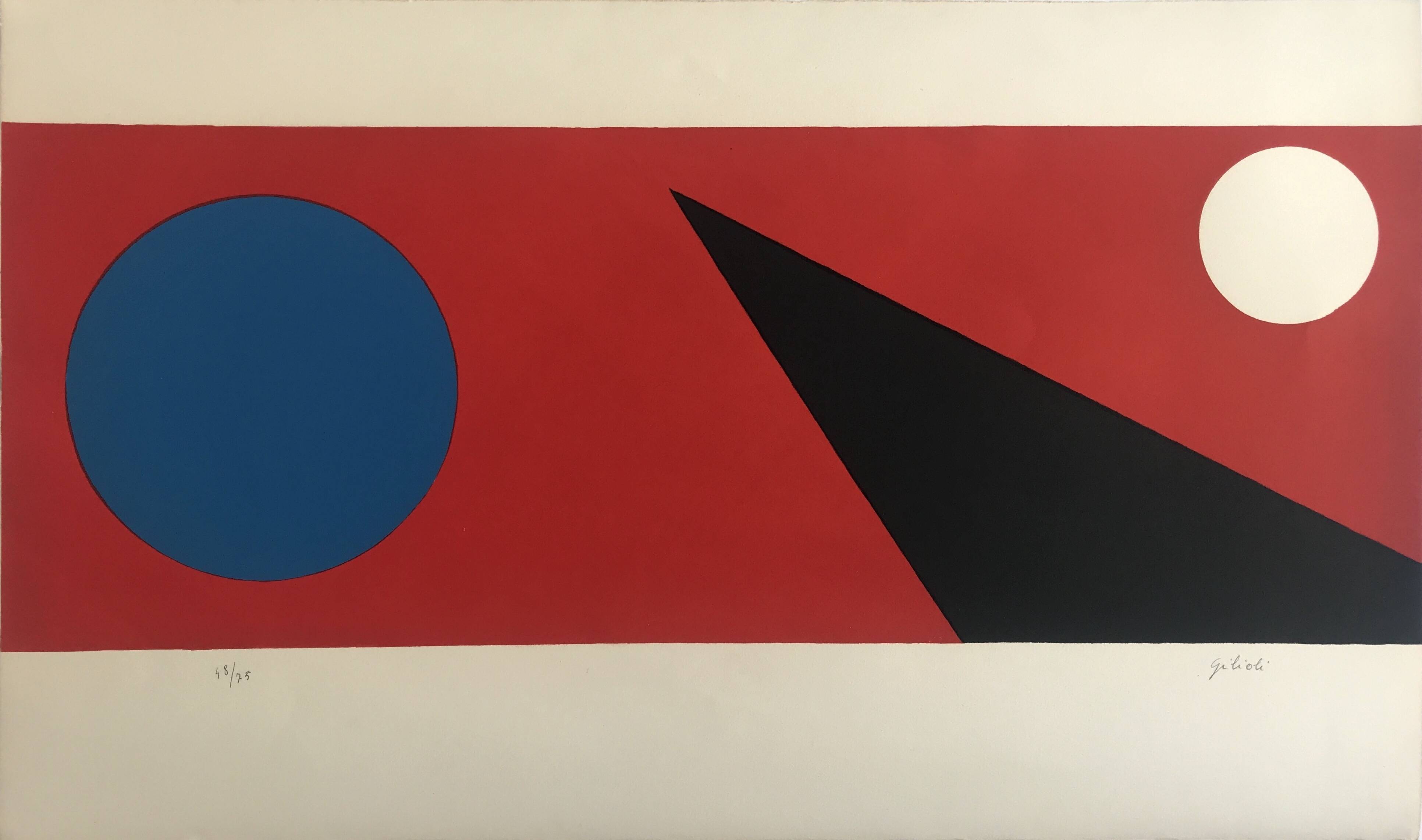 Émile GILIOLI, Untitled, c. 1970. Original lithograph signed in pencil