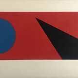 Émile GILIOLI, Untitled, c. 1970. Original lithograph signed in pencil