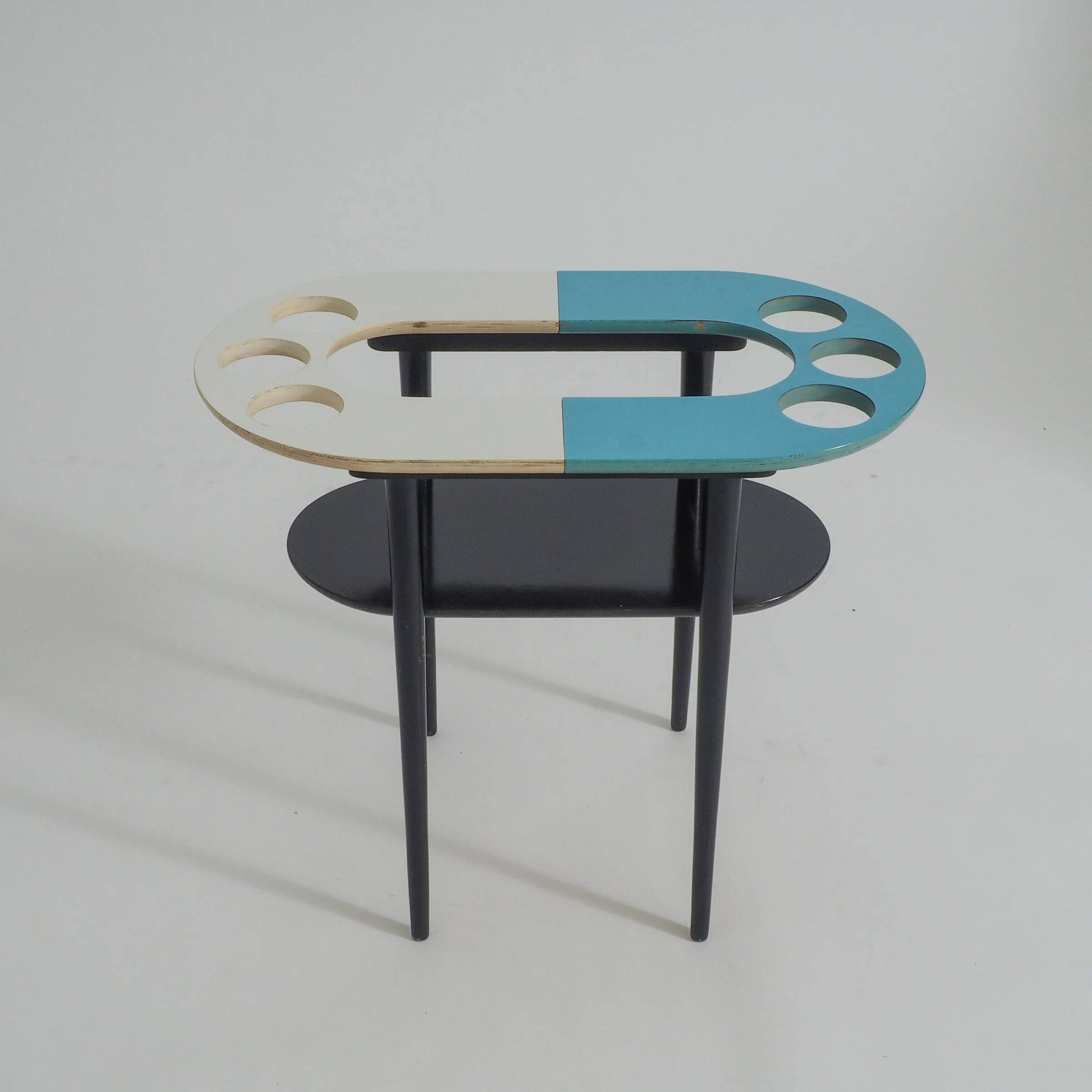 50s plant table, side table