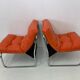 Pair of lounge chairs by Gillis Lundgren for Ikea, model “Pixi”, 1970s