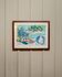 Vintage lithograph by Enrico Paolucci (1901-1999) – Beach motif – Colourful work, 70s style, wall art, unique decoration, gift idea.