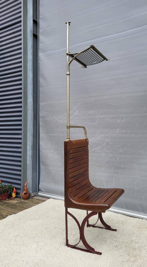 Sprague Metropolitan Parisian bench 1920 with hat rack