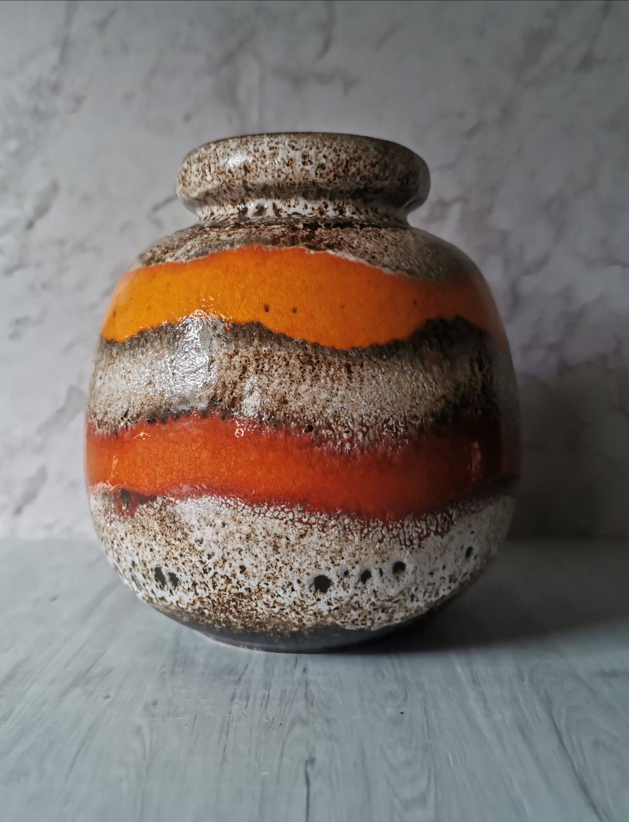 Vase ball fat lava Sheurich 284-19