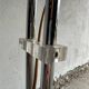 Lampadaire arc orange, design Italien 1970