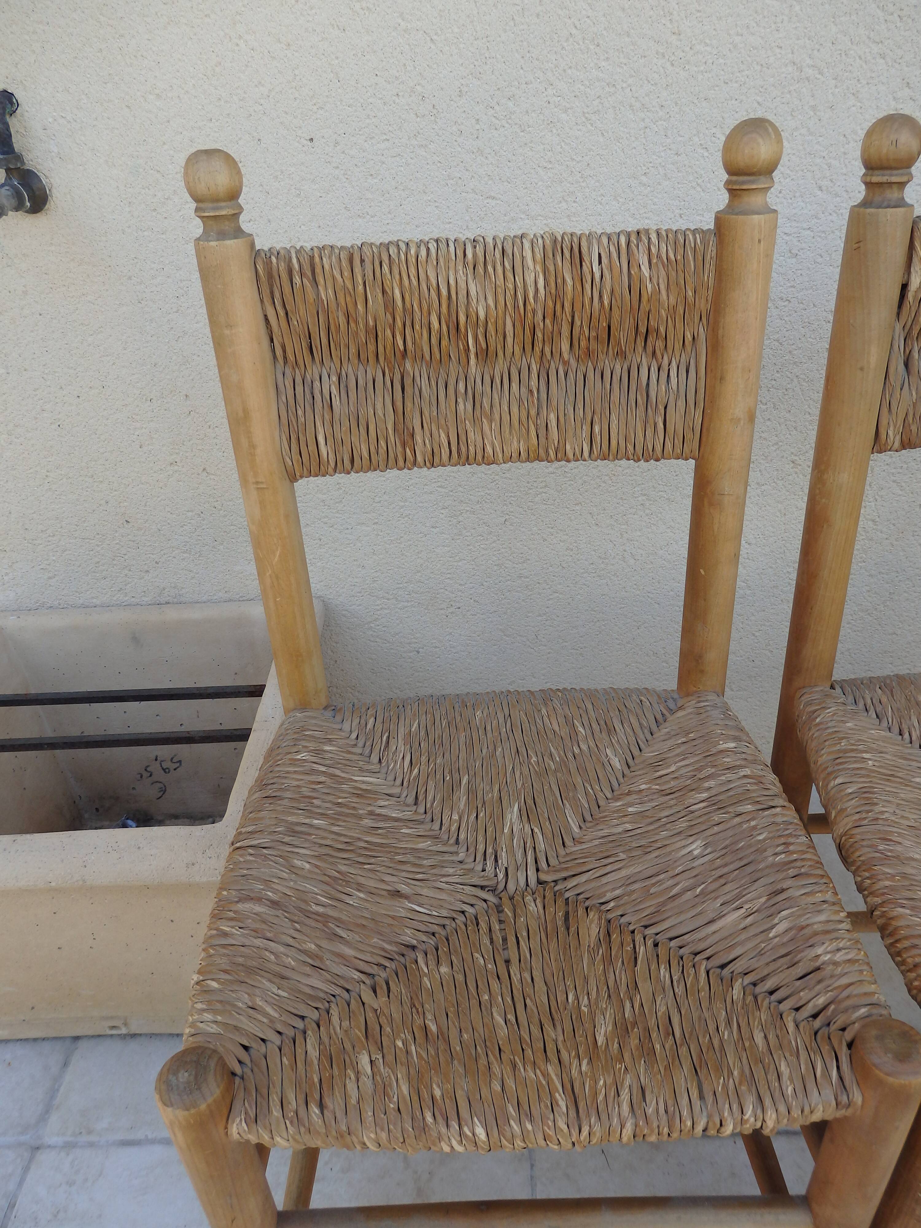 Vintage straw chair